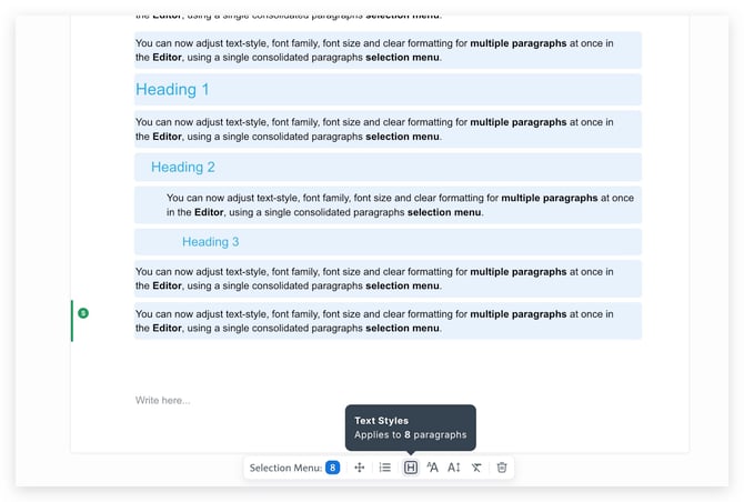 Bulk Paragraph Formatting