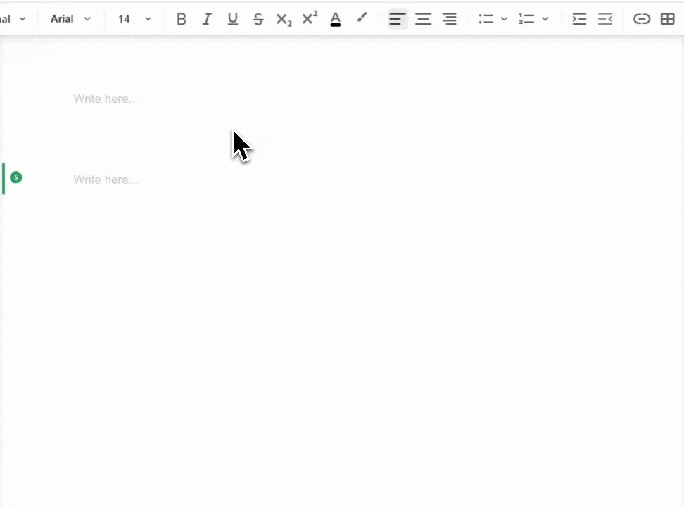 Preformatting