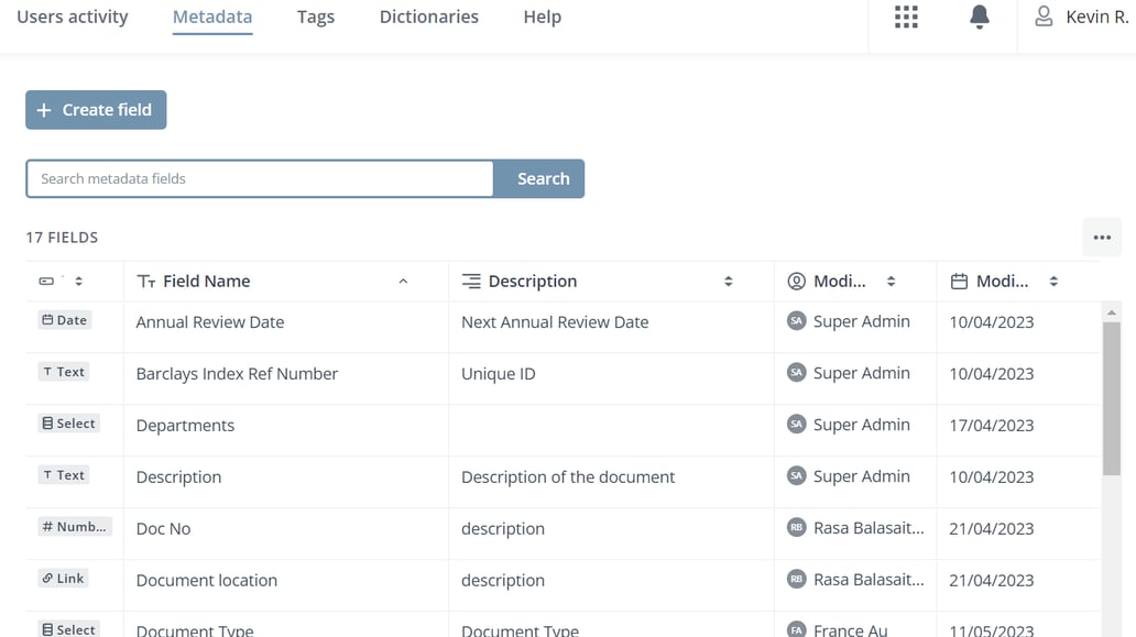 Overview: Metadata